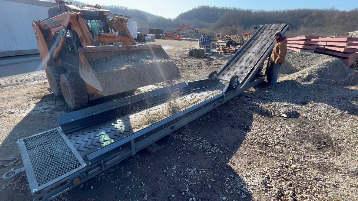 48" Heavy Duty Rail Car Unloader RCU