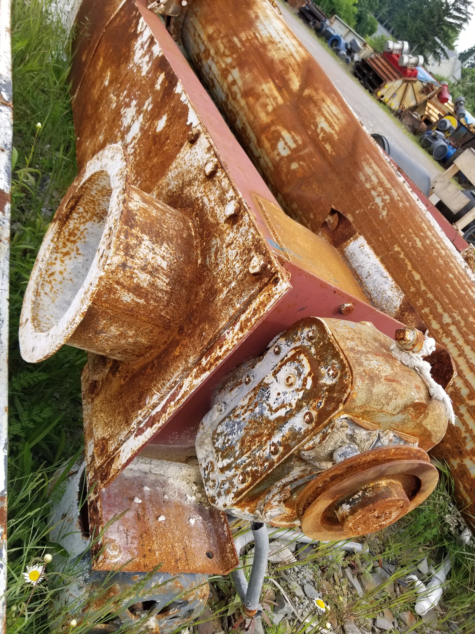 Used, Screw Conveyor, With 5 HP motor installed