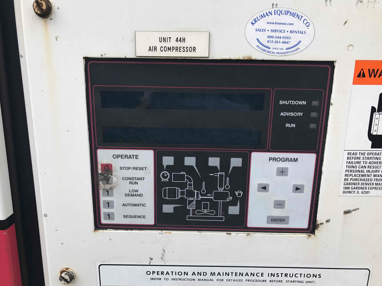 Gardner Denver 150hp Rotary Screw Compressor