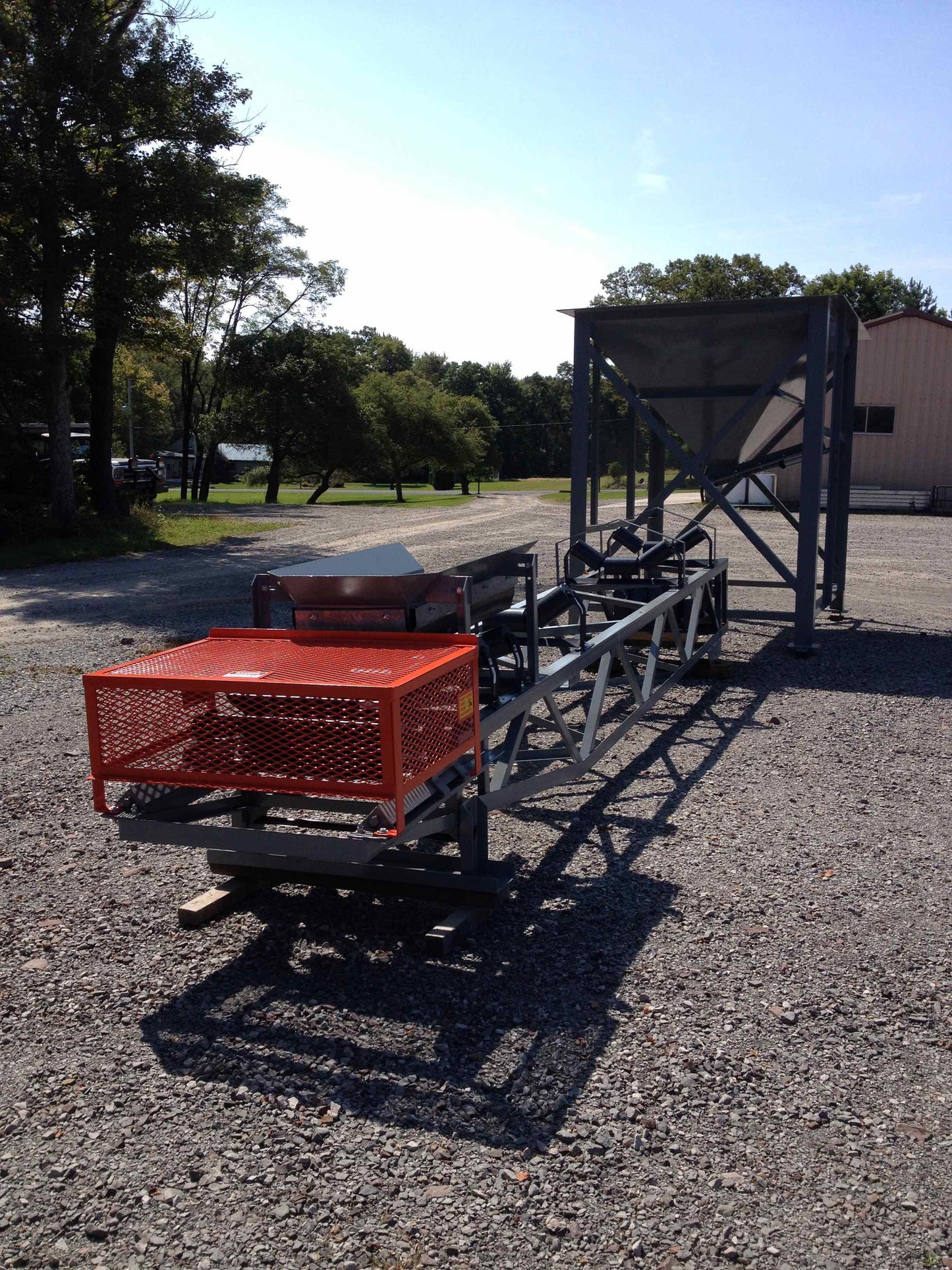 Frac, sand, Loadout, Radial Stacker, Conveyor system