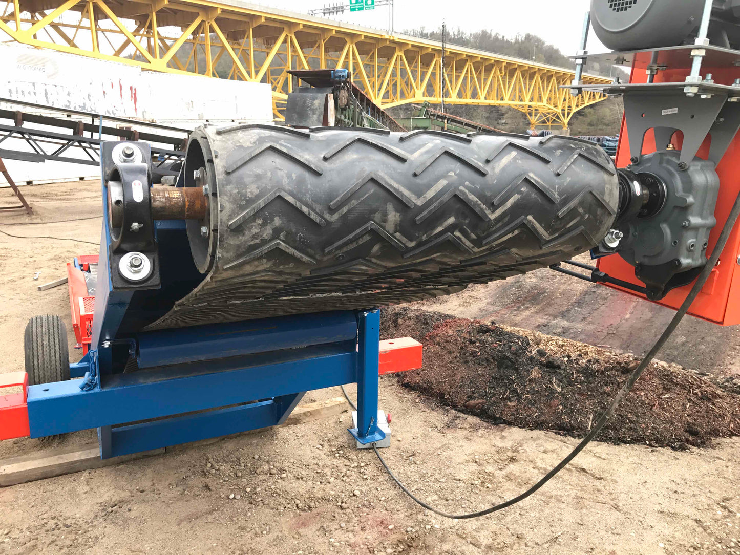 Rail car unloader, Conveyor system, Conveyor belt, Iron city supply