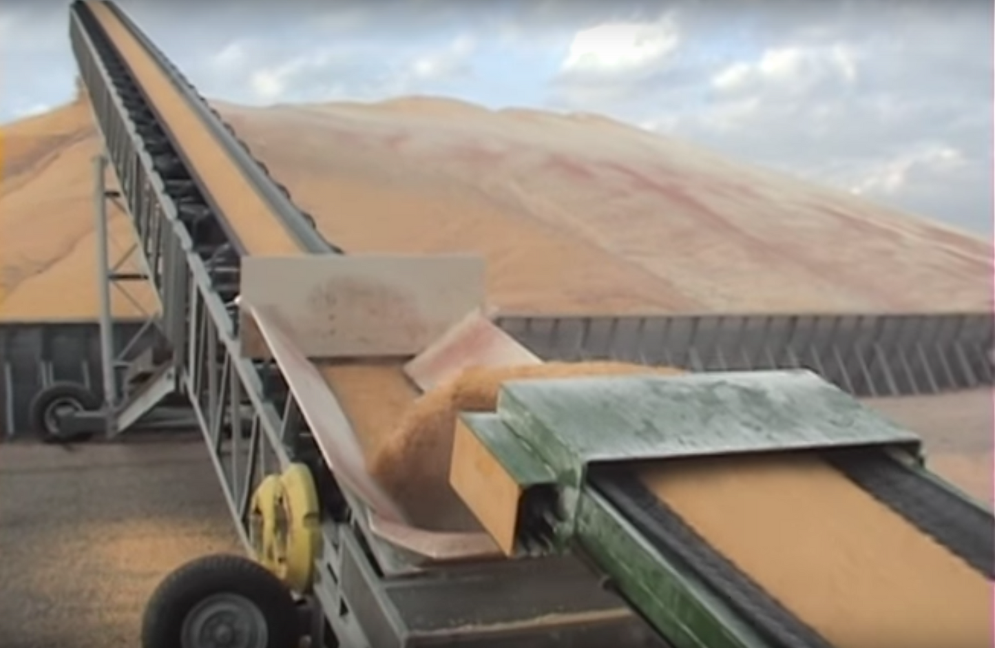Grain Combo: Grain Conveyor + Drive‐Over Grain Unloader