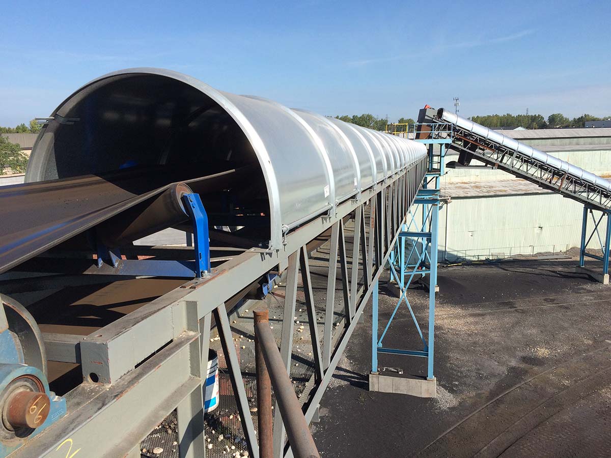 48" Iron City Supply Galvanized Conveyor Belt Covers
