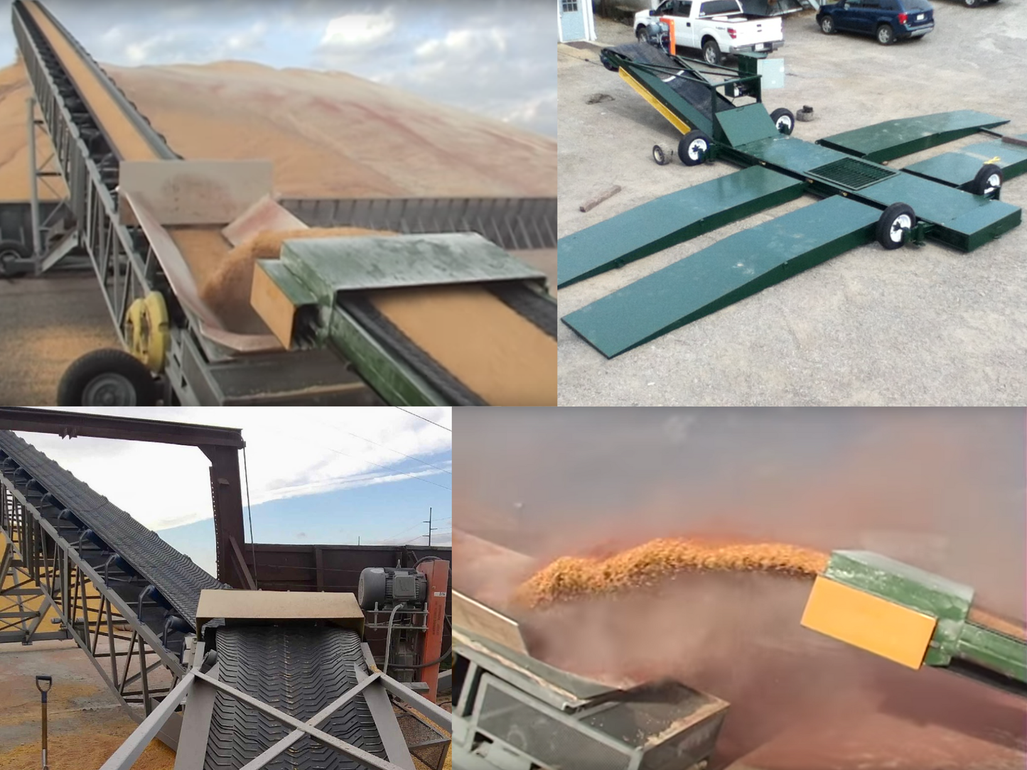 Grain Combo: Grain Conveyor + Drive‐Over Grain Unloader