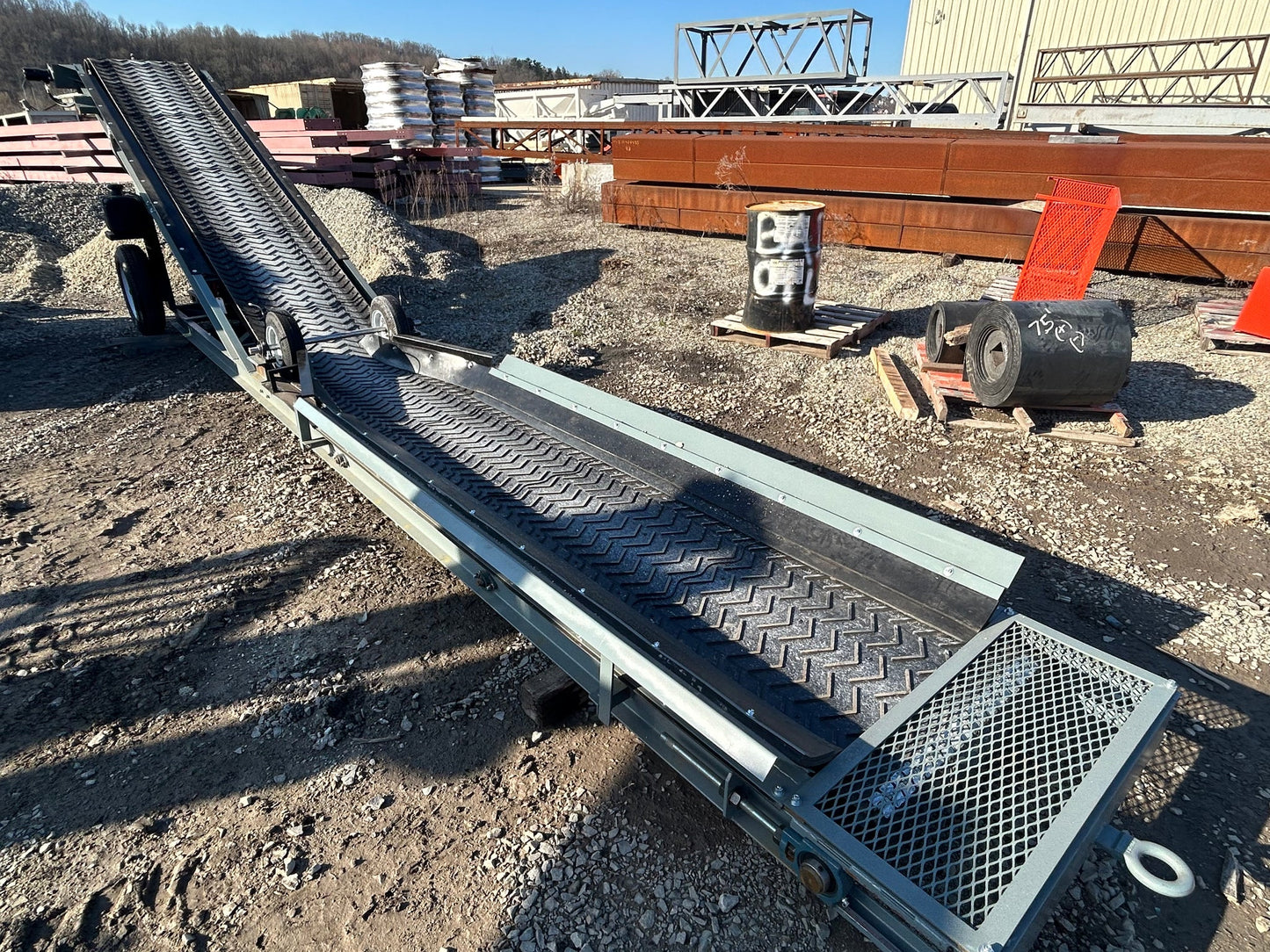 48" Heavy Duty Rail Car Unloader RCU