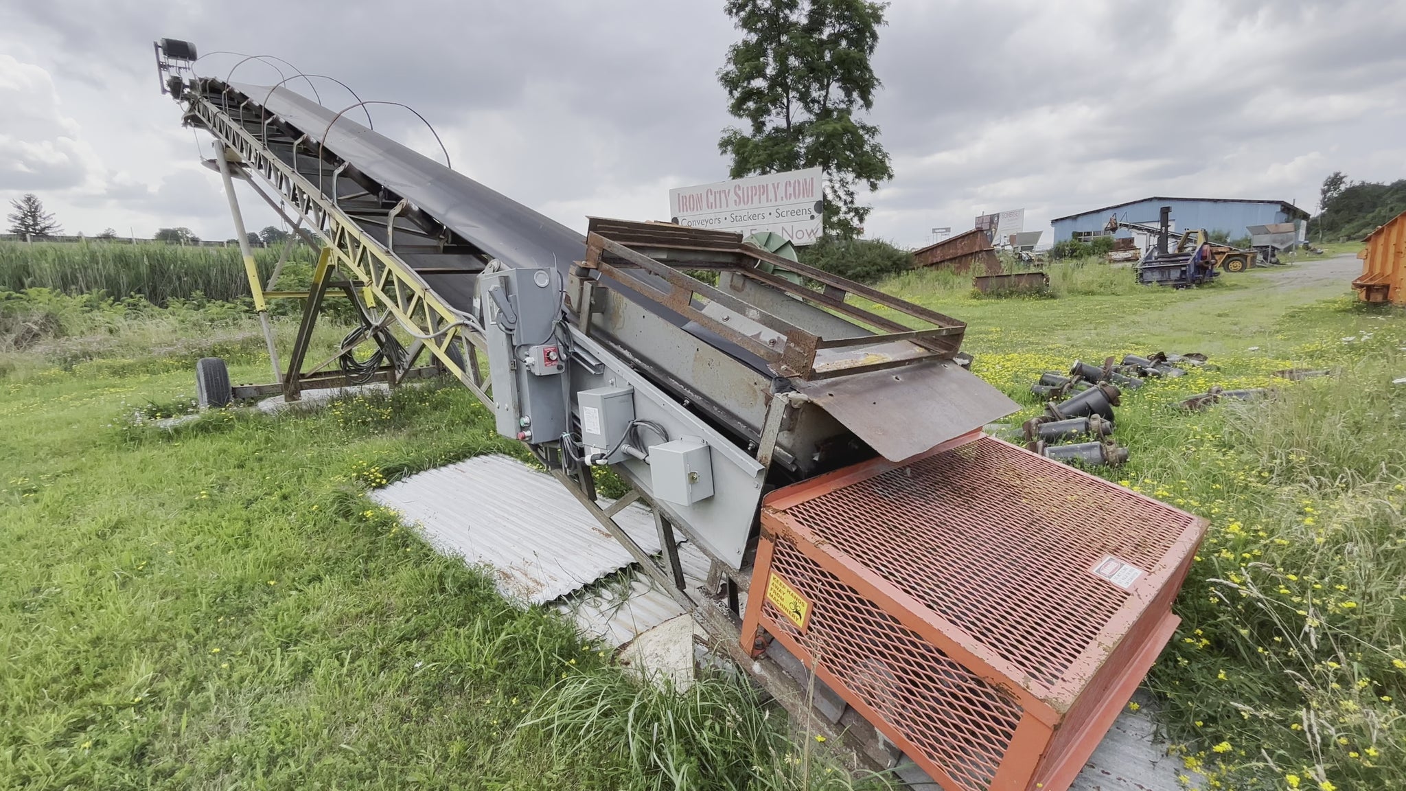 used 30x50 radial stacker vfd