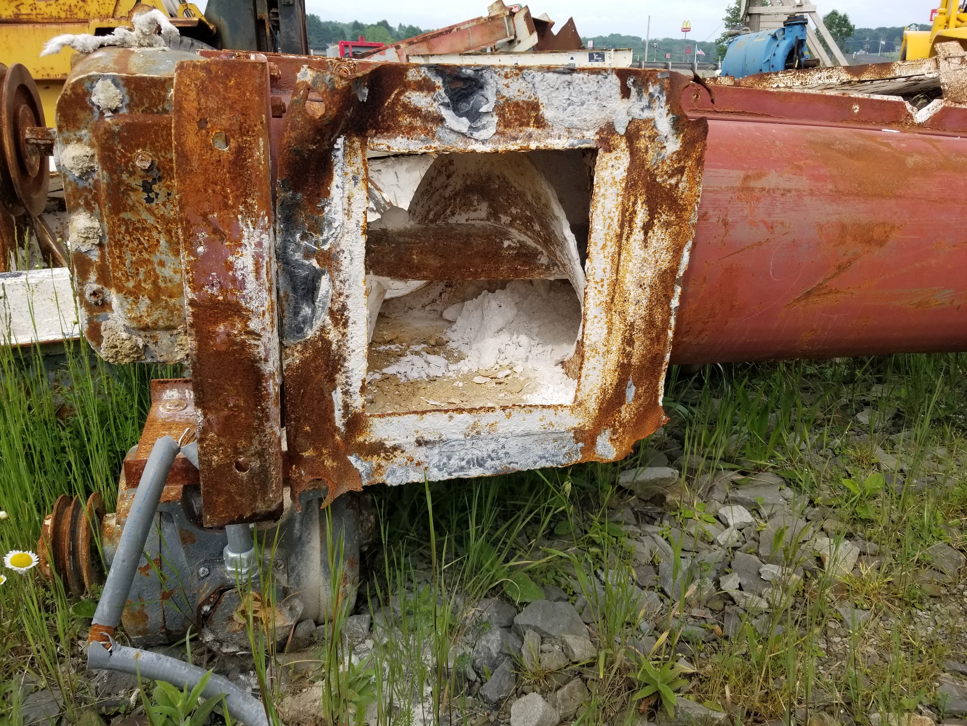 Used, Screw Conveyor, With 5 HP motor installed 