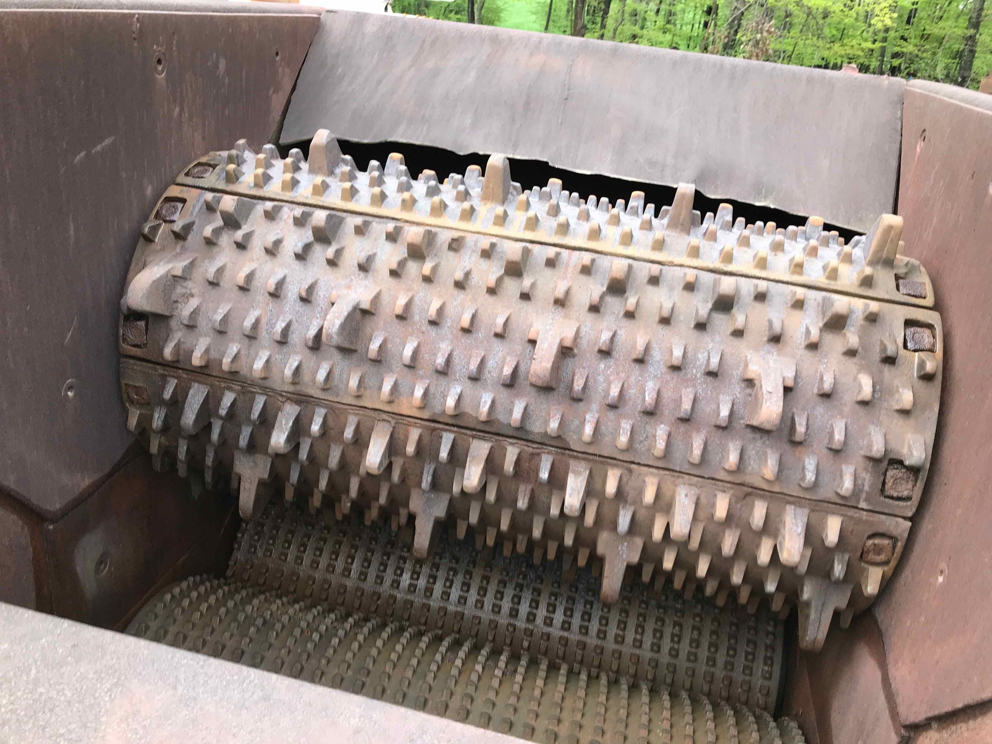 Rolls on a Mclanahan Roll Crusher 