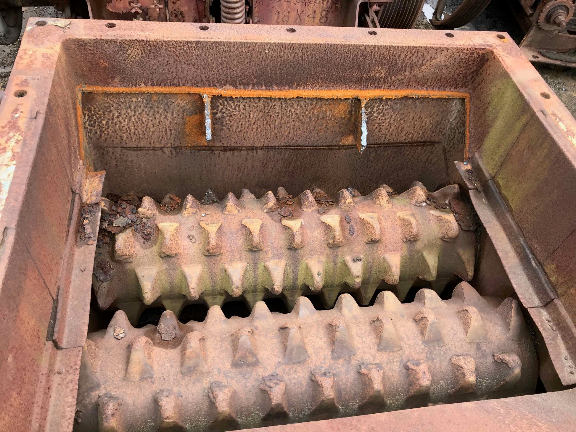 Crusher Rolls on a Gundlach Crusher