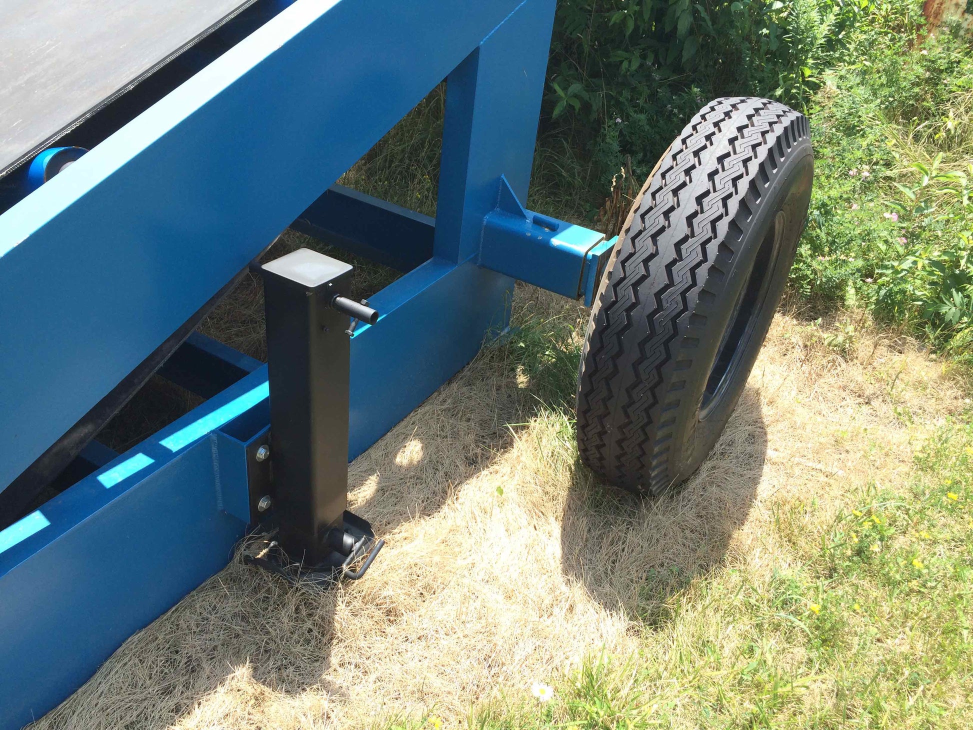End dump unloader, HD unloader, truck unloader