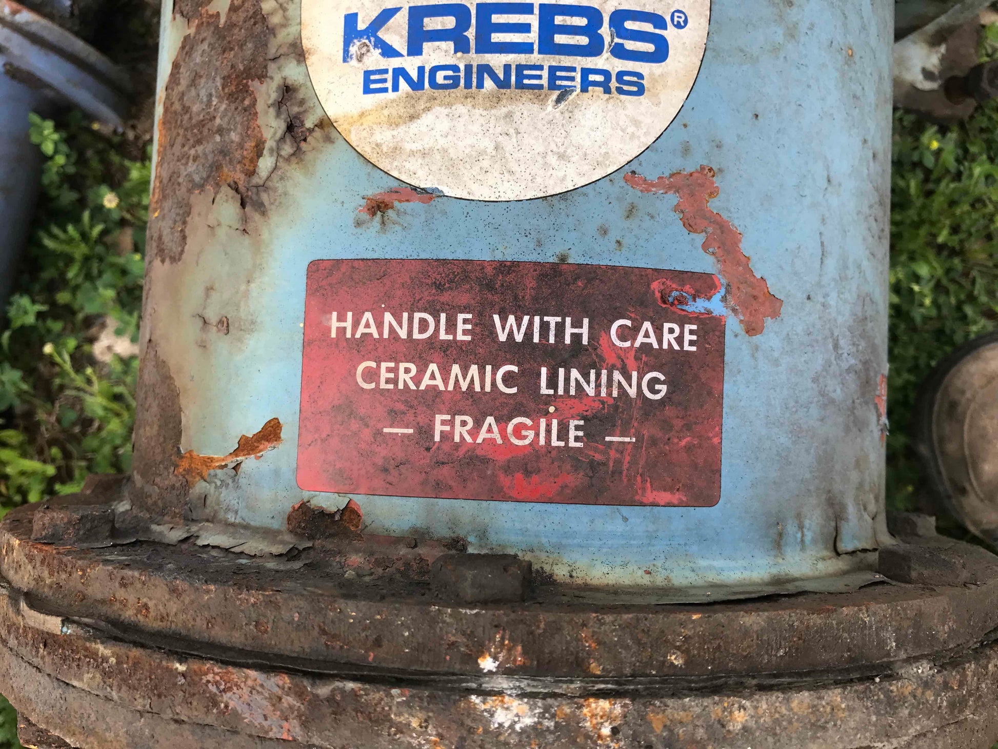 krebs d10lb ceramic lined cyclone