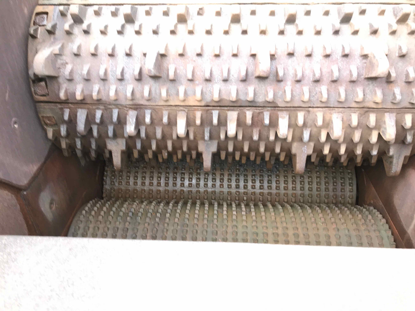 Rolls on a Mclanahan Roll Crusher 