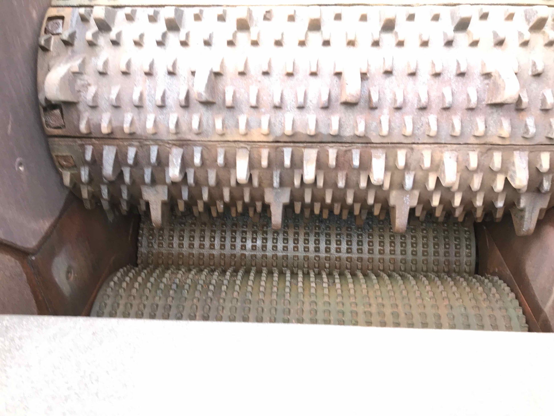 Rolls on a Mclanahan Roll Crusher 