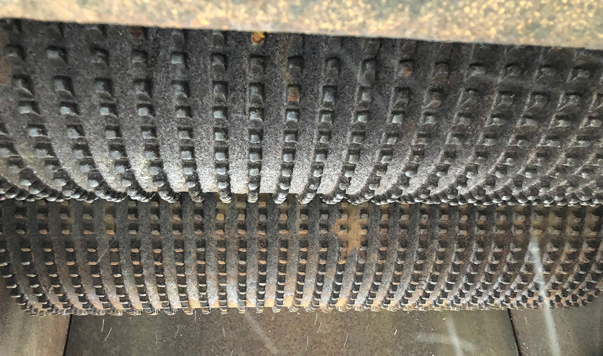 Rolls on a Mclanahan Roll Crusher 