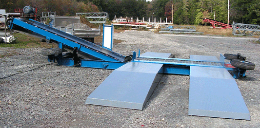Drive over unloader, HD unloader, truck unloader