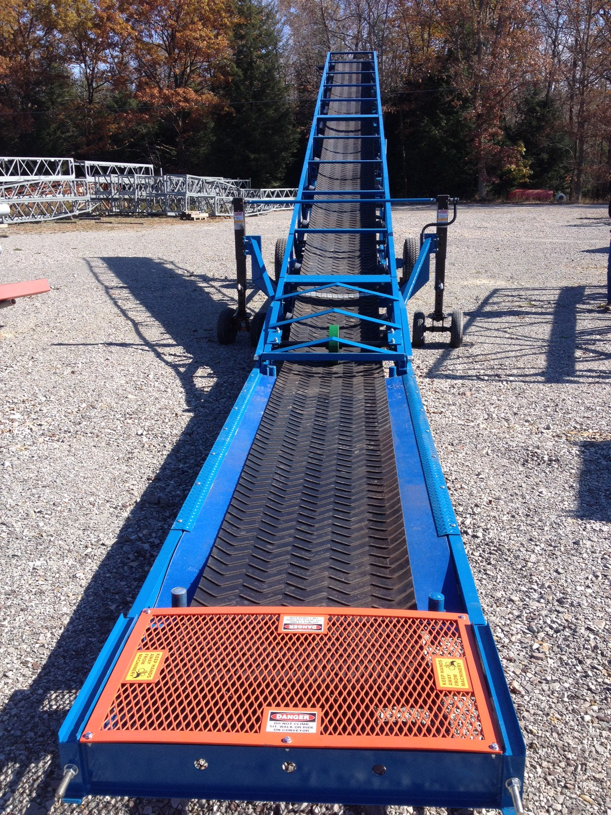 Rail car unloader, Conveyor system, Conveyor belt, Iron city supply
