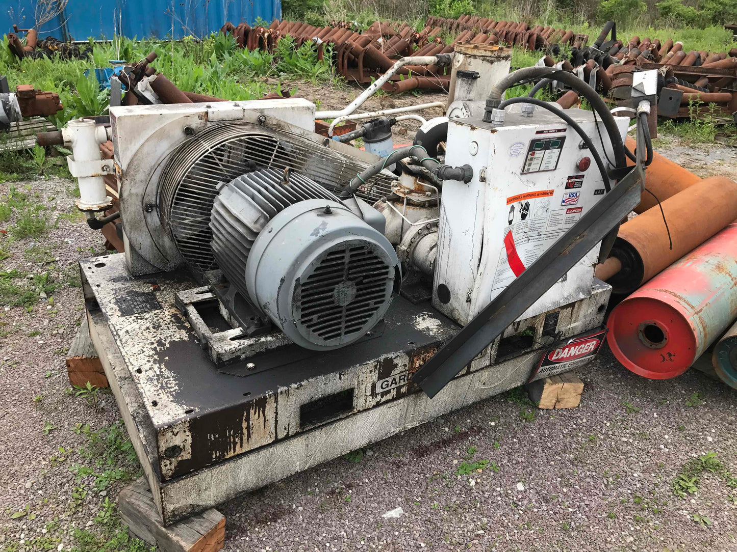 Compresor de tornillo rotativo Gardner Denver de 50 hp