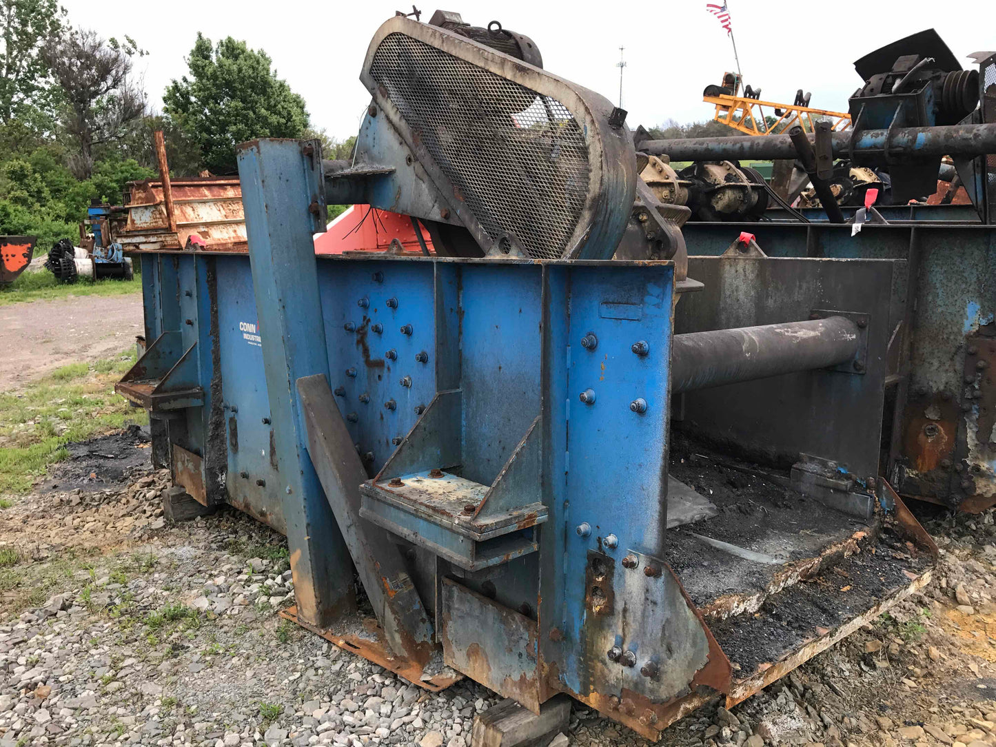 Criba horizontal de una sola plataforma Conn-Weld de 3 x 10