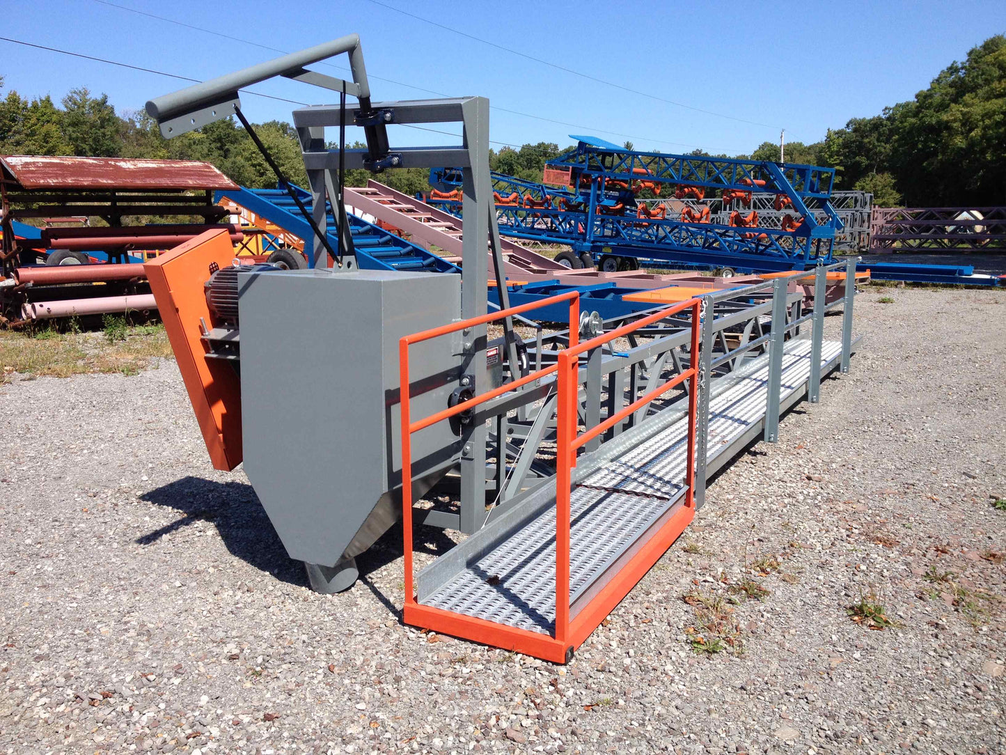 Frac, sand, Loadout, Radial Stacker, Conveyor system