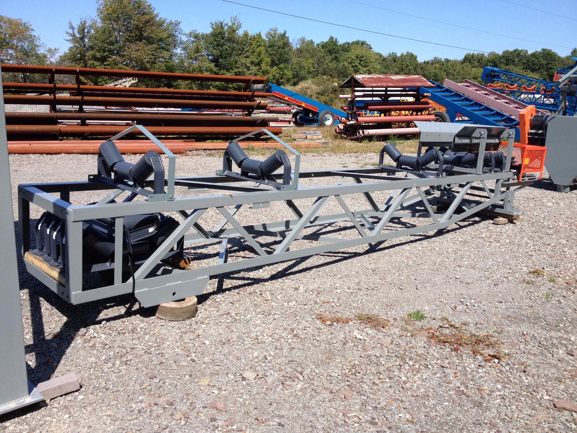Frac, sand, Loadout, Radial Stacker, Conveyor system