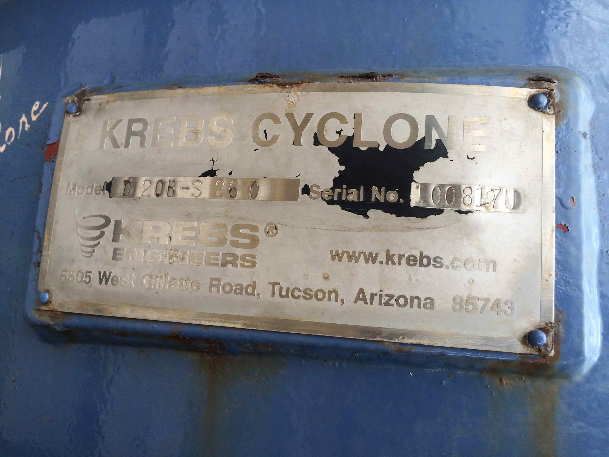 krebs d20b s260 cyclone 