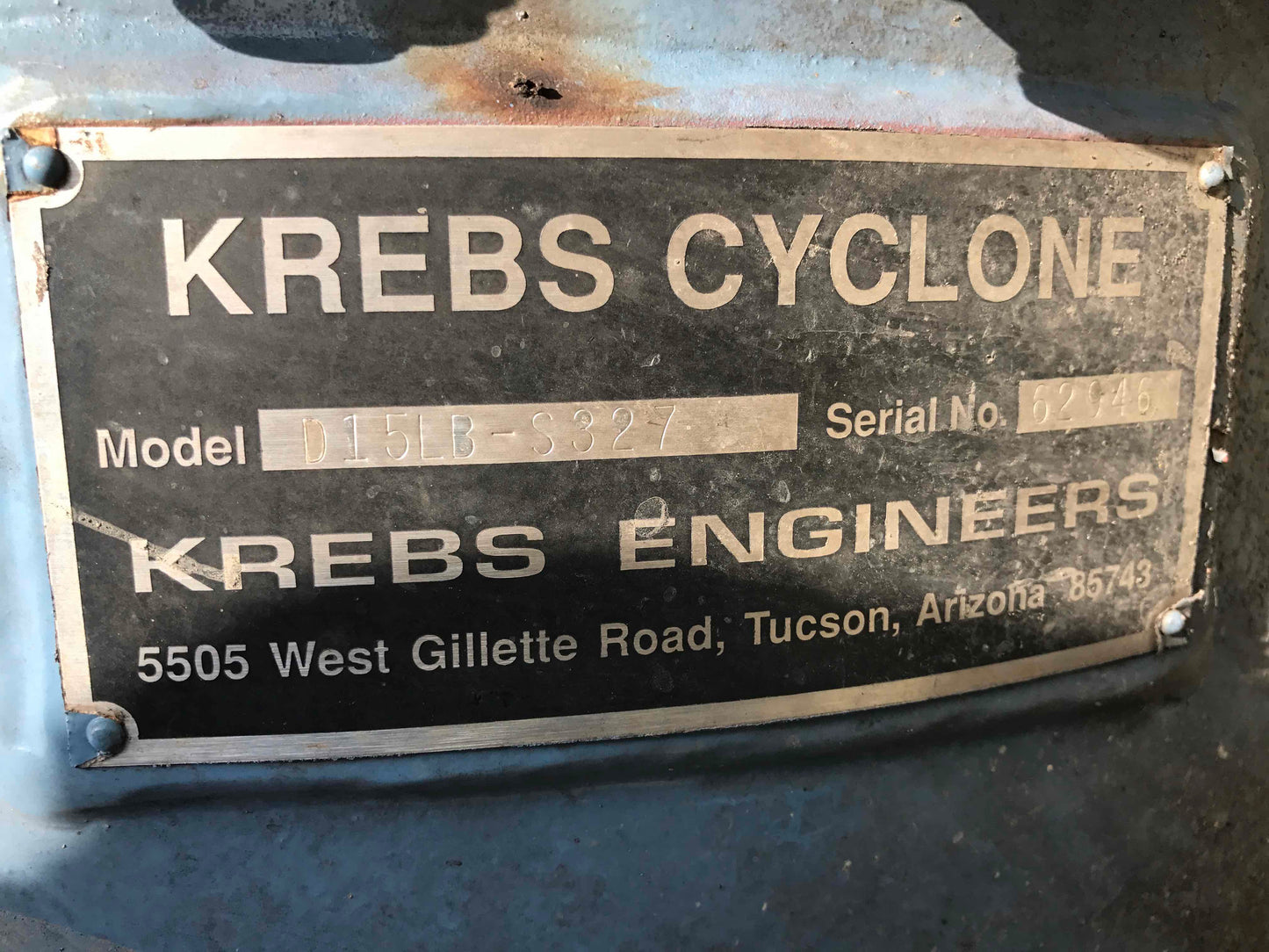 Ciclón Krebs D15LB S237