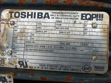 Toshiba, 50 HP, Inverter Duty, Electric Motor
