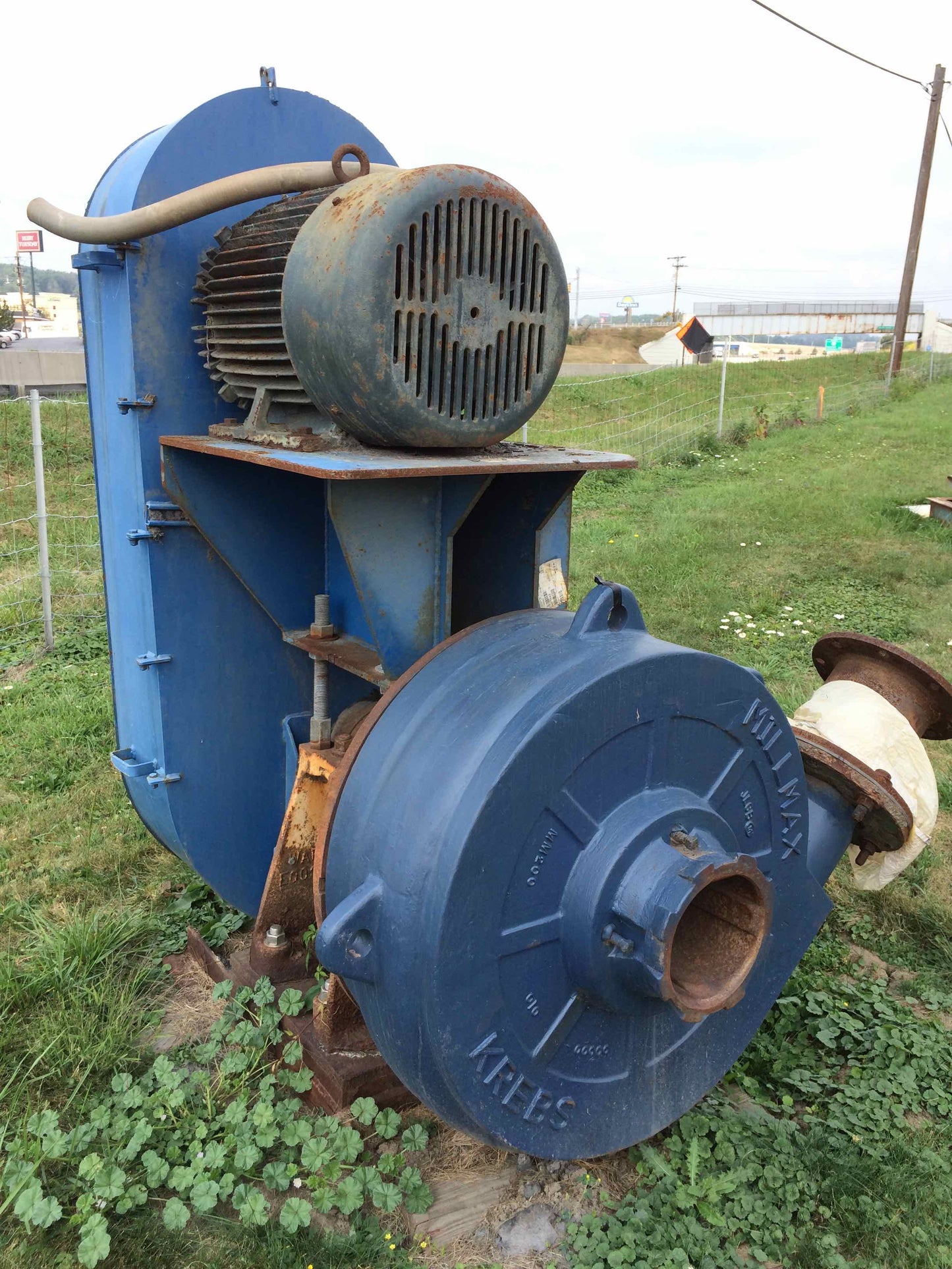 Krebs Millmax MM200 Slurry Pump with 75hp Motor