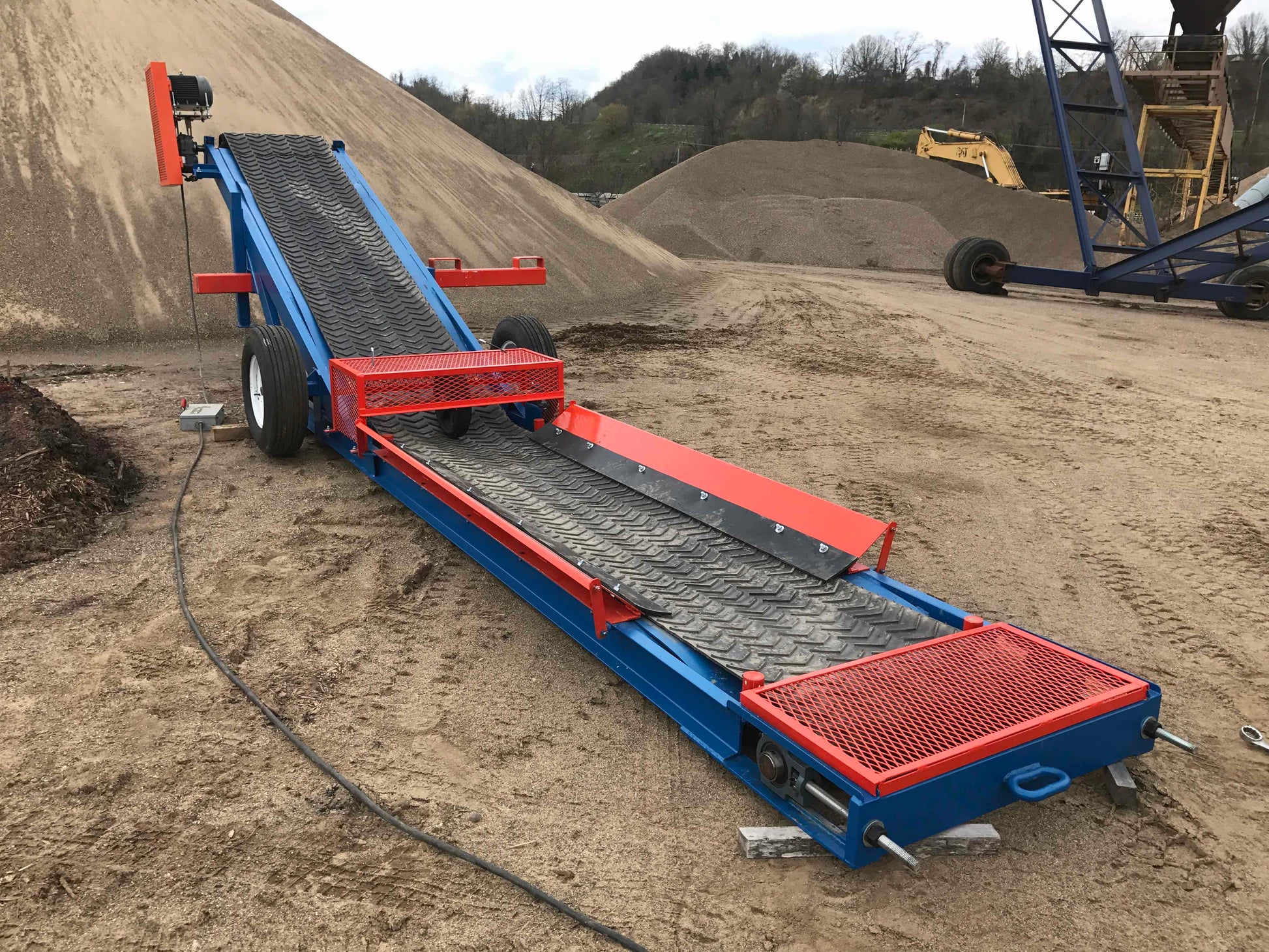 Rail car unloader, Conveyor system, Conveyor belt, Iron city supply