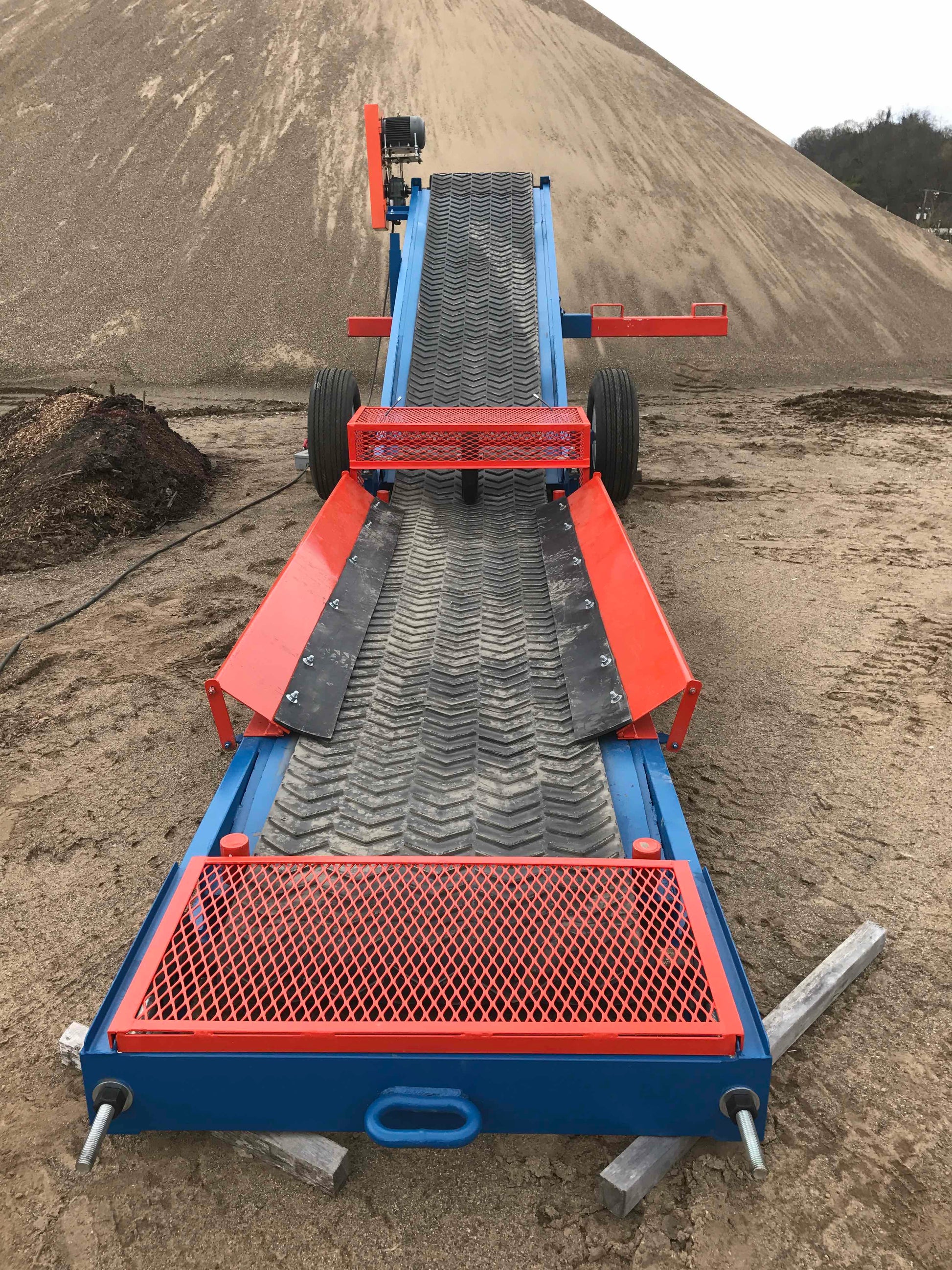 Rail car unloader, Conveyor system, Conveyor belt, Iron city supply