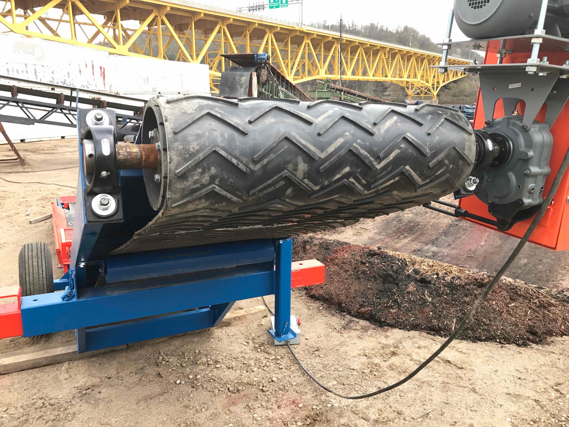 Rail car unloader, Conveyor system, Conveyor belt, Iron city supply